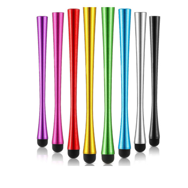 8 stykker kapasitiv Stylus Pen Slank størrelse for enheter med berøringsskjerm