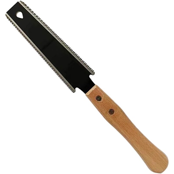Bærbar træksav, japansk japansk fængselsbetjent-snit ved flut, skæreblade på tre sider, dobbeltsidet blad, træskæring, tømrerværktøj