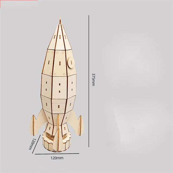 Aerospace handgjorda material diy teknik liten produktion raket montering pedagogiska leksaker vetenskapligt experiment materialpaket
