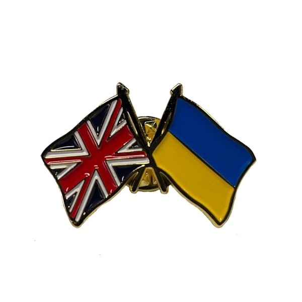 Vänskapsflagga Pin Badge Metall Emalj 30mm x 19mm