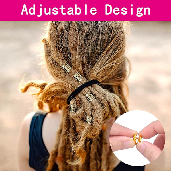 28 kpl (kulta) hiusspiraalikorut viikinkityyliin säädettävät hiusmansetit parta hiusputkihelmet metalli dreadlocks viikinki hiushelmet spiraalikelat miehille naisille