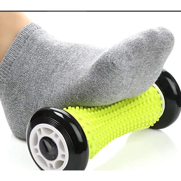 Fotmassage Rulle för Plantar Fasciit och Värk i Foten - Svart Form Massager för Stressavlastning och Fotsmärta - Premium Massage Rulle