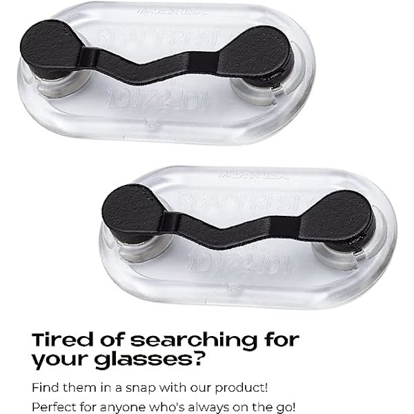 Magnetisk glasögonhållare, 2-pack