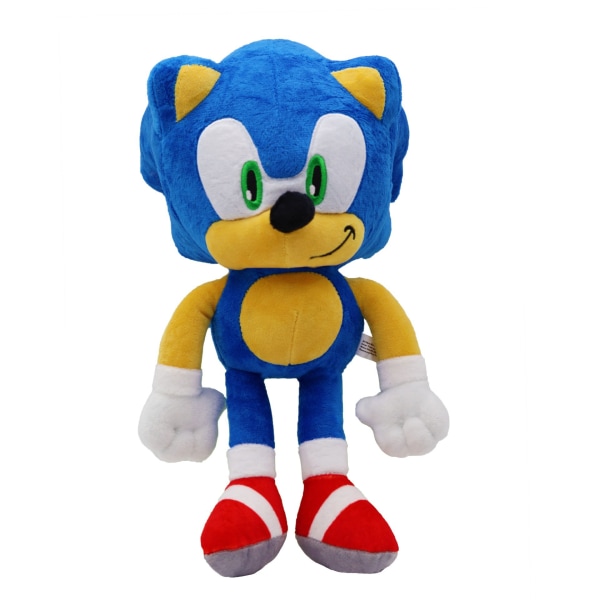 Sonic the Hedgehog blød plys bamse legetøj børn gave 1 stk. (blå)