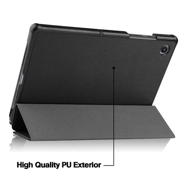 Samsung Galaxy S8 Universal Tablet Läderfodral (Svart) för Samsung Galaxy TAB S8 2022 modeller/S7 11 T870/T875 2020 modeller