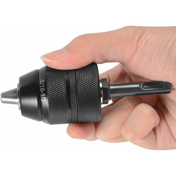 2-13mm tung professionell 1/2-20 UNF SNABBÄNDRINGSCHUCK med 6,35mm (1/2\") SDS-adapter