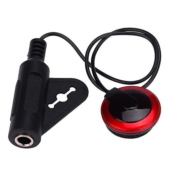 Akoustisk Piezo Kontakt Mikrofon Pickup Til Guitar Violin Mandolin Ukulele Sort