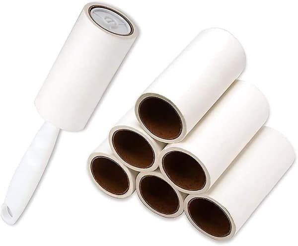 Lint Roller, Klebrig Kjæledyr Bustbørste, Klebende Lintbørste For Klær, Tepper, Bilseter, Støv（hvit）
