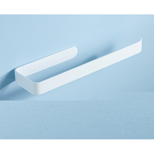 Tykk perforert plastfoliepapirhåndkleholder for kjøkken (hvit)
