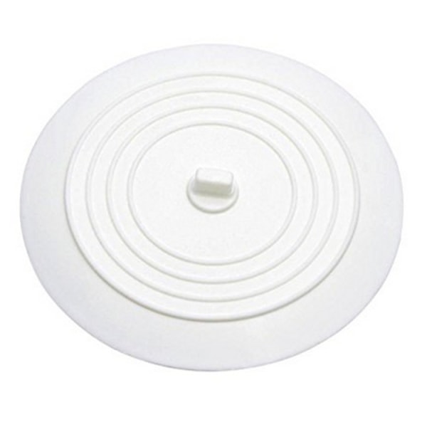 2-pack badpropp (vit och blå), universell 15 cm badpropp, diskbänkspropp, silikon diskbänkspropp, förhindrar läckage
