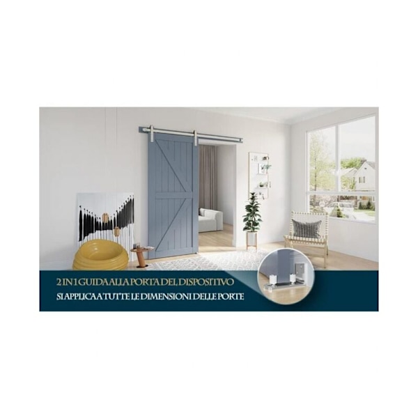 Silver justerbar golvguide vägg/nedre dörrguide för skjutdörr i trä