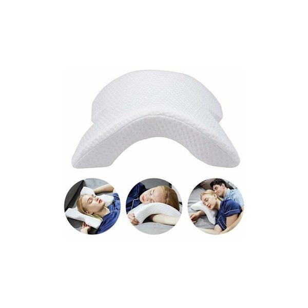 Multifunktionel Memory Foam Pude Skum Nakkepude U-formet Nakkepude, Langsom Rebound Sovepude Is Silke Rebound Pude til Hånd og Nakke Pr