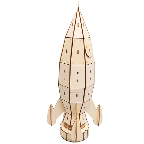 Aerospace handgjorda diy raket montering pedagogiska leksaker
