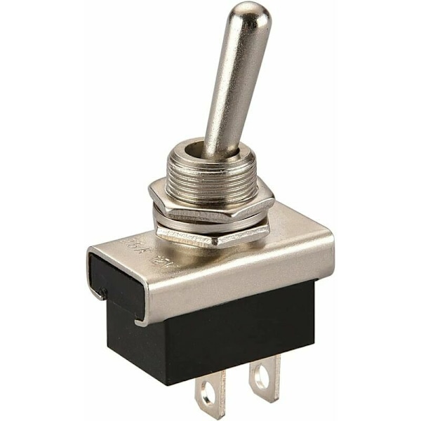 Sæt med 5 KN3D-10 Metal vippekontakter 12 V 25 V 25 V 25 A STRAP 2 POSTS 2 PINKS TIL DASURS