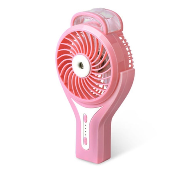 Rose Mini Portable USB Mist Fan with Personal Cooling Mist Humidifier, Rechargeable Battery, Home Cooling Fan