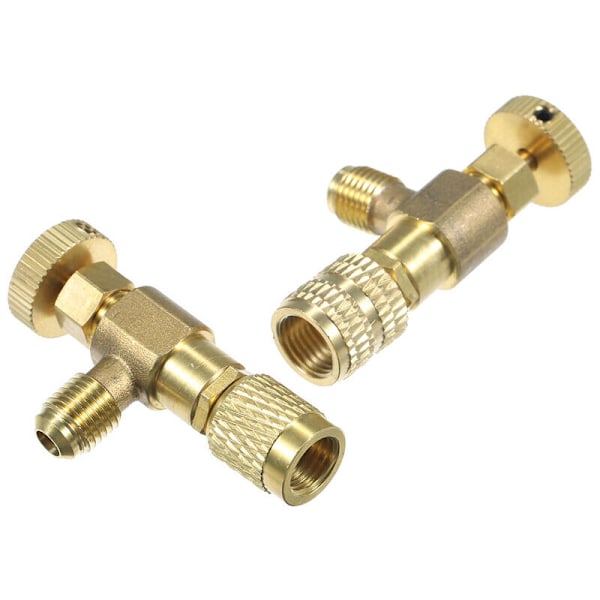 Manuell frostskyddsventil Kylmedel Köldmedium Freon Öppningsventil CT-345 + CT-346