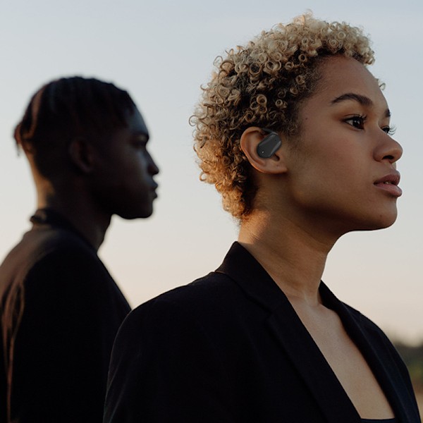 Hörlurar med öppen öra benledning headset hörlurar trådlös bluetooth benledning