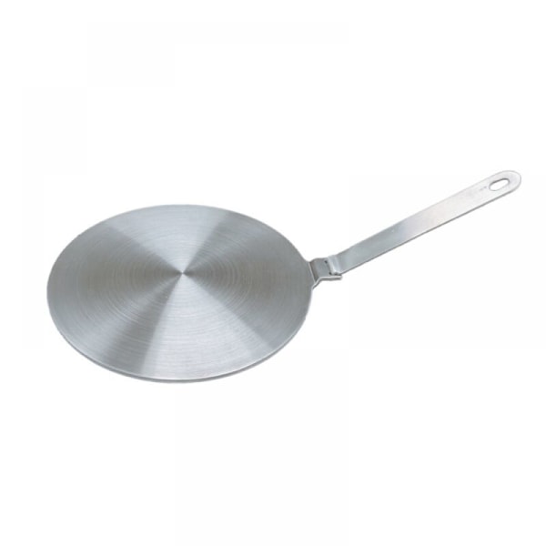 Induksjonsadapter, konverteringsplate for induksjonstopp, varmefordelerplate med avtakbart håndtak og base 20 cm