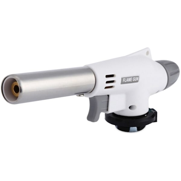 Butanbrenner, kjøkkenlighter med sikkerhetslås, brennerbrenner, flammepistol, gassbrennerlighter, kjøkkentorcher (butangass ikke inkludert)