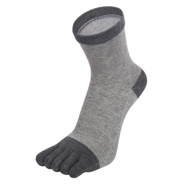 Mid-calf hælede bomulds casual, moderigtige og komfortable tabi sokker (4 par)