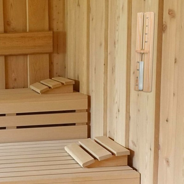 Sauna timeglas - timeglas 15 minutter i fyrretræ til sauna hammam spa session - Timer timing tilbehør damp afslapning