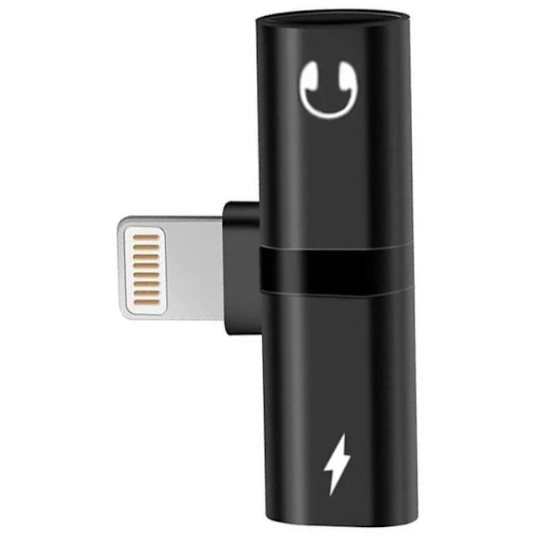Lightning Lightning SPLITTER ADAID LJUD PURTION STRÖM Strömomvandlare Laddkabel Hjälm Ta Ljudadapter iPhone 6 7 8 x XR XS 11 12 13 mini pro
