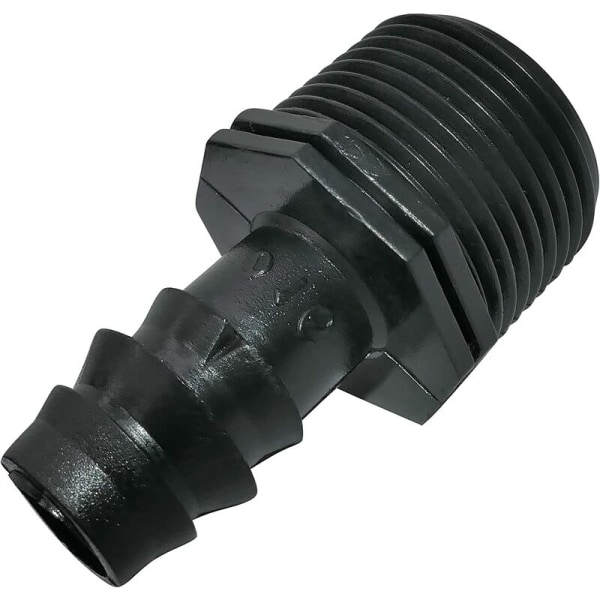 Sats med 10 st. slangkopplingar med utvändig gänga Ø16mmx3/4'' droppslang (för Ø16mm slang) - Koppling för bevattnings-/sprinklersystem