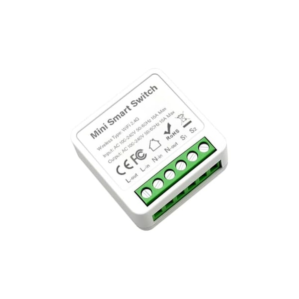 Mini intelligent WiFi-bryter Tuya smart bryter WiFi WiFi smart gjennomgang skjult boks
