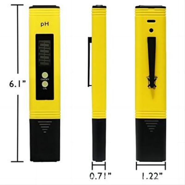 TDS ph-meter, vandkvalitetstester, 3 i 1 TDS-termometer, digitalt vand ph-meter