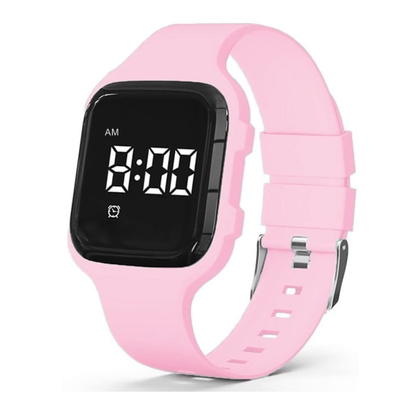 Vibrerande watch, watch vattentät medicinsk watch med timer (rosa)