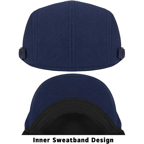 Beret Cap Mænd Justerbar Flad Vintage Lvy Hat