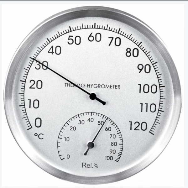 1 x Basturumstermo-hygrometer Bastumassagerumstermo-hygrometer