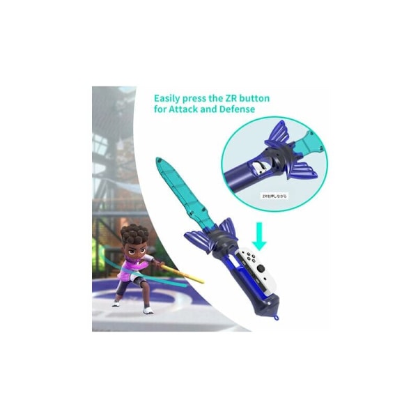 Switch-tillbehör Svärd för The Legend of Zelda: Skyward Sword HD och Nintendo Switch Sports Speltillbehör Kompatibelt med Switch Joycon Höger C