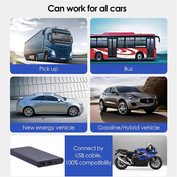 Bil Head Up Display, HUD GPS Multifunktionel Digital Bil Speedometer Smart Gauge KMH/MPH Tid Højde Universal Ur