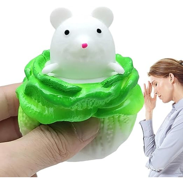 2-pack (möss) små stretchiga djur stressavlastande leksaker