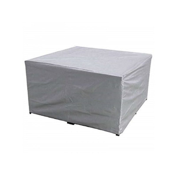 1 rektangulärt skydd för trädgårdsmöbler, polyester, vattentätt, dammtätt, UV-skydd, för stolar eller trädgårdsbord (mått: 190x125x80 cm)
