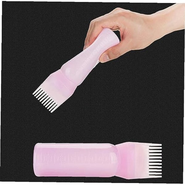 Hair Smear Bottle (Rød), Hair Dye Comb Applicator Essential Hair