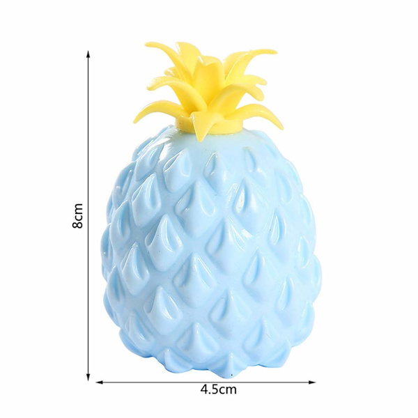 Explosiv frukt ananas klämma musik, Fidget leksaker, stressboll dekompressionsleksaker för autistiska patienter, 4-pack