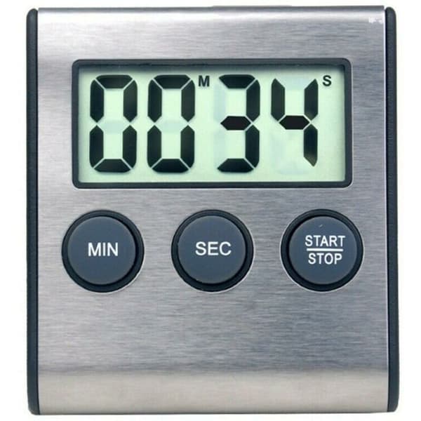 Kort timer timer køkken vækkeur stopur æggeur digital køkkentimer