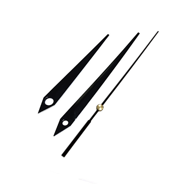 Svart hand kvartsurverk tyst svepande kvartsurverk andra DIY precision 1 sekund väggklocka rörelse