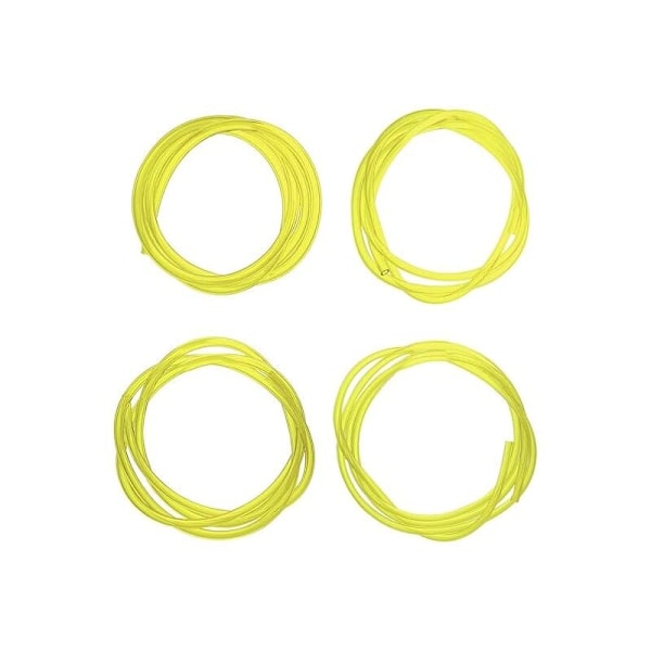 4 st bränsleslangar, bensinslang, 2 x 3,5 mm, 2,5 x 5 mm, 3 x 5 mm, 3 x 6 mm för motorsågar, blåsare, tillbehör gräsklippare, 1 m