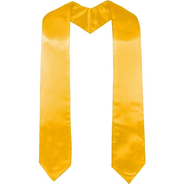 Graduation Stole Choral Clergy Sash Til Skole/Kirke Ceremoni 59\" Lang, Guld