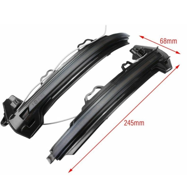For Audi A4 S4 A5 S5 RS4 RS5 Vannlys LED A4/S4 B9 2016-2019 Unik Gul 2 Stykker
