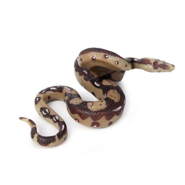 Realistisk falsk python leketøy gummislange python karakter Halloween spøk rekvisitter skrekk gave leketøy