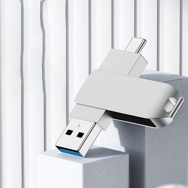 Type-c kaksikäyttöinen USB-muistitikku tietokoneelle ja matkapuhelimelle 256G - suuri kapasiteetti - luova