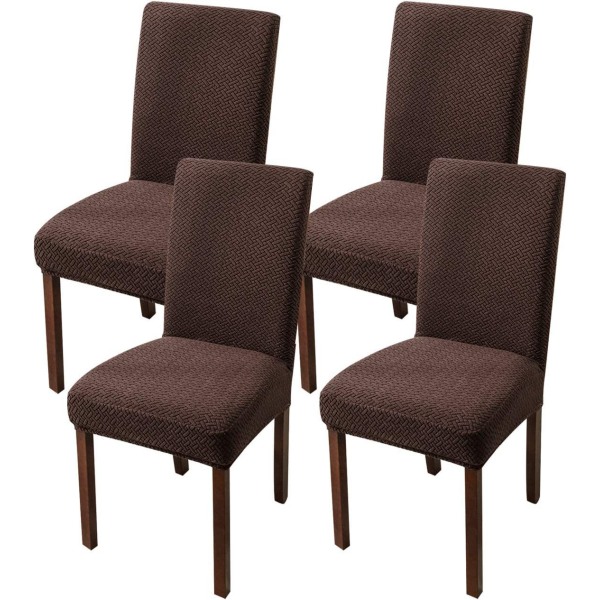 4 stk. ternet jacquard stolebende universal universal stolebende