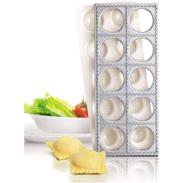 Silver - Pastaparty fyrkantig ravioliform och stor kakform