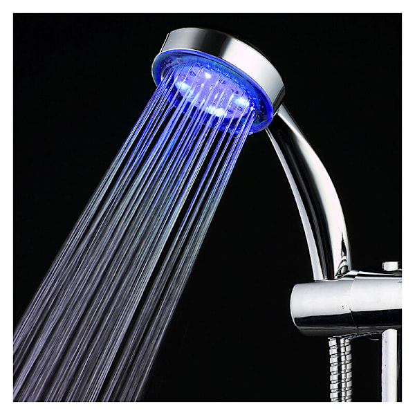 Rainbow Bather LED Duschhuvud med Ljus - Duschhuvuden för Badrum 7 Färgers LED Handhållet Duschhuvud för Nöje