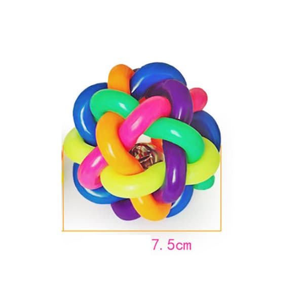 Knutna bollar, i naturgummi ø 7,5 cm
