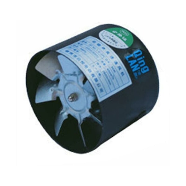 Extraktionsfläkt online driven Booster Fläkt Extraktionsfläkt Ventilation, Svart